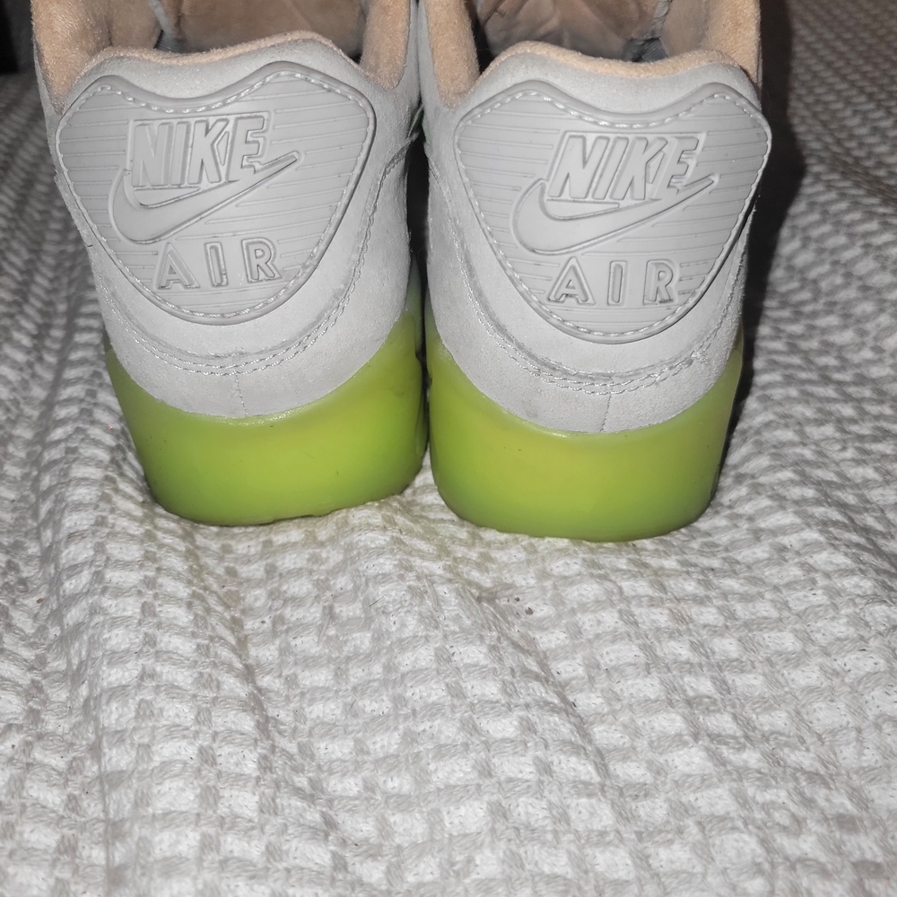 Nike Air Max Sneakers with Neon Green Accents - Picture 2 of 6